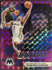 Zion Williamson [Purple] #5 Basketball Cards 2022 Panini Mosaic Montage Prices
