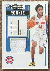 Saddiq Bey Basketball Cards 2020 Panini Contenders Swatches Prices