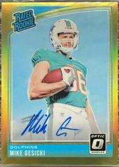 Mike Gesicki [Autograph Gold] #187 Football Cards 2018 Donruss Optic Prices