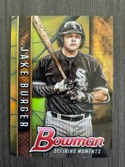 Jake Burger [Gold Refractor] #BDM-JB Baseball Cards 2017 Bowman Draft Defining Moments Prices