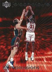 Michael Jordan #MJ45 Basketball Cards 1997 Upper Deck Michael Jordan Tribute Prices