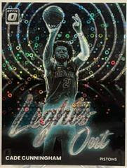 Cade Cunningham [Holo Fast Break] #11 Basketball Cards 2022 Panini Donruss Optic Lights Out Prices