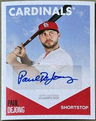 Paul DeJong [Autograph] #18-A Baseball Cards 2018 Topps 582 Montgomery Club Set 1 Prices