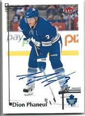 Dion Phaneuf [Autograph] Hockey Cards 2012 Fleer Retro Prices