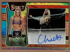 Charlotte Flair [Tie Dye Prizm] #RA-CFL Wrestling Cards 2022 Panini Select WWE Ringside Action Signatures Prices