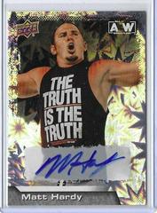 Matt Hardy [Dynamite Autograph] Wrestling Cards 2022 Upper Deck AEW Prices