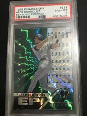 Alex Rodriguez [Season Emerald] Baseball Cards 1998 Pinnacle Epix Prices