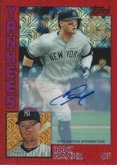 Clint Frazier [Red Refracto] #CF Baseball Cards 2019 Topps Chrome Autographs Prices