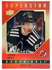 Jesper Bratt [Rainbow] #HR-23 Hockey Cards 2022 Upper Deck Honor Roll Prices