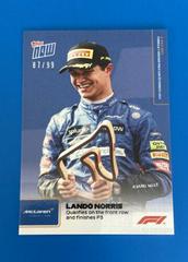 Lando Norris [Blue] #30 Racing Cards 2021 Topps Now Formula 1 Prices