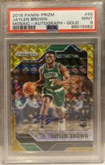 Jaylen Brown [Autograph Gold] #45 Basketball Cards 2016 Panini Prizm Mosaic Prices