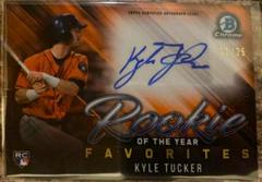 Kyle Tucker [Running Orange Refractor] #25 Baseball Cards 2019 Bowman Chrome Prices