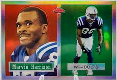 Marvin Harrison [Refractor] Football Cards 2005 Topps Chrome Throwbacks Prices