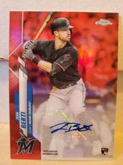 Jon Berti [Red] #USA-JB Baseball Cards 2020 Topps Chrome Update Autographs Prices
