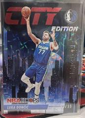 Luka Doncic [Hyper Red] #8 Basketball Cards 2023 Panini Hoops City Edition Prices