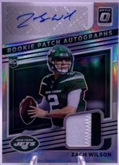 Zach Wilson Football Cards 2021 Panini Donruss Optic Rookie Patch Autographs Prices