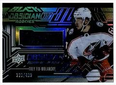 Trey Fix Wolansky #ORJ-TF Hockey Cards 2022 SPx UD Black Obsidian Rookies Jersey Prices