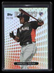 Marcell Ozuna [Orange Refractor] #58 Baseball Cards 2013 Finest Prices