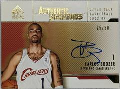 Carlos Boozer [Gold] Basketball Cards 2003 SP Signature Authentic Signature Prices
