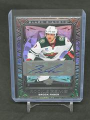 Brock Faber #RG-BF Hockey Cards 2023 Upper Deck Black Diamond Rookie Gems Signature Prices