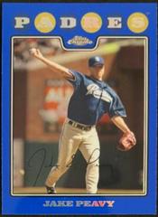 Jake Peavy [Blue Refractor] #15 Baseball Cards 2008 Topps Chrome Prices