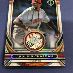 Aroldis Chapman Baseball Cards 2023 Topps Tribute Milestone Relics Prices
