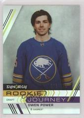 Owen Power #RJ-10 Hockey Cards 2022 Upper Deck Synergy Rookie Journey Draft Prices