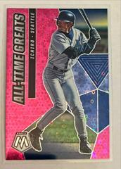 Ichiro [Quick Pitch Pink] Baseball Cards 2021 Panini Mosaic All Time Greats Prices
