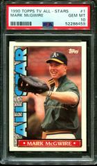 Mark McGwire #1 Baseball Cards 1990 Topps TV All Stars Prices