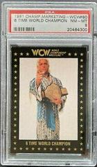 6 Time World Champion #80 Wrestling Cards 1991 Championship Marketing WCW Prices
