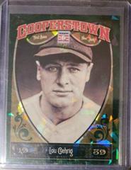 Lou Gehrig [Green Crystal] #1 Baseball Cards 2013 Panini Cooperstown Prices