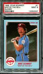 MVP of the 80's [Glossy] #1 Baseball Cards 1988 Star Schmidt Prices