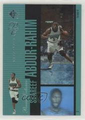 S. Abdur-Rahim #PC39 Basketball Cards 1996 SP Holoviews Prices