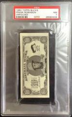 Frank Robinson [Unfolded] Baseball Cards 1962 Topps Bucks Prices