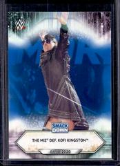 The Miz def. Kofi Kingston [Blue] #4 Wrestling Cards 2021 Topps WWE Prices
