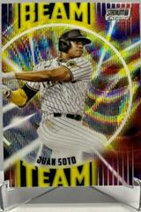 Juan Soto [Wave] #BT-4 Baseball Cards 2022 Stadium Club Chrome Beam Team Prices
