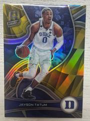 Jayson Tatum [Gold] #34 Basketball Cards 2022 Panini Chronicles Draft Picks Spectra Prices
