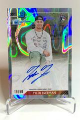 Tyler Freeman [Lava] #92RJA-TF Baseball Cards 2023 Bowman's Best 1992 by Randy Johnson Autographs Prices