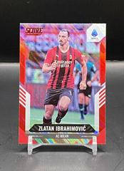 Zlatan Ibrahimovic [Red Lava] Soccer Cards 2021 Panini Score Serie A Prices