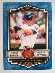 Grady Sizemore Baseball Cards 2009 Upper Deck A Piece of History Prices
