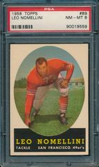 Leo Nomellini #89 Football Cards 1958 Topps Prices