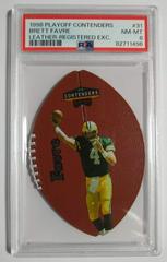Brett Favre [Registered Exchange] #31 Football Cards 1998 Playoff Contenders Leather Prices