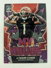 Ja'Marr Chase [Black Pandora] #MH-13 Football Cards 2022 Panini Donruss Optic My House Prices