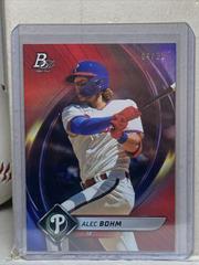 Alec Bohm [Red] #36 Baseball Cards 2022 Bowman Platinum Prices
