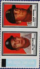 Al Kaline [Don Hoak] Baseball Cards 1962 Topps Stamp Panels Prices