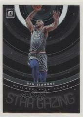 Ben Simmons Basketball Cards 2019 Panini Donruss Optic Star Gazing Prices
