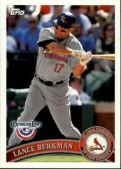Lance Berkman #69 Baseball Cards 2011 Topps Opening Day Prices