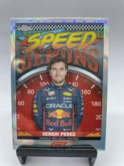 Sergio Perez [Red Refractor] #SD-SP Racing Cards 2023 Topps Chrome Formula 1 Speed Demons Prices