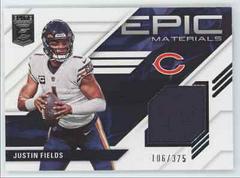 Justin Fields #1 Football Cards 2023 Panini Donruss Elite Epic Materials Prices