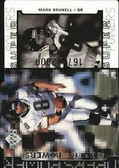 Mark Brunell [Silver Die Cut] Football Cards 1998 Upper Deck Super Powers Prices